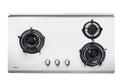 Rinnai RB-93TS 3 burner built-in hob, stainless steel, 880 mm wide (LPG)