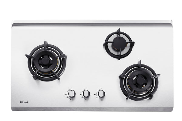 RB-93US — 3 Burner Built-in Hob, Stainless Steel (LPG)