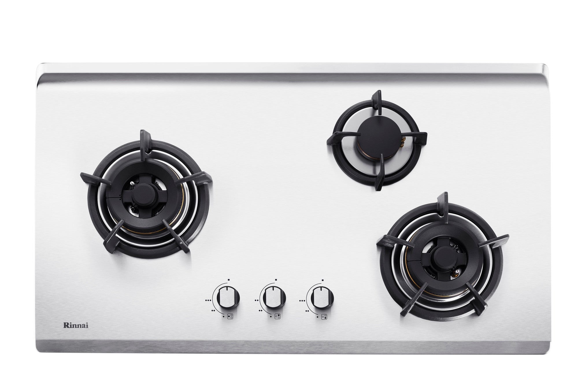 Rinnai RB-93US 3 burner built-in hob, stainless steel, 880 mm wide (Town Gas)