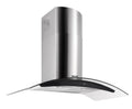 Rinnai RH-C209-GCR 90cm led touch chimney cooker hood, 898 mm wide