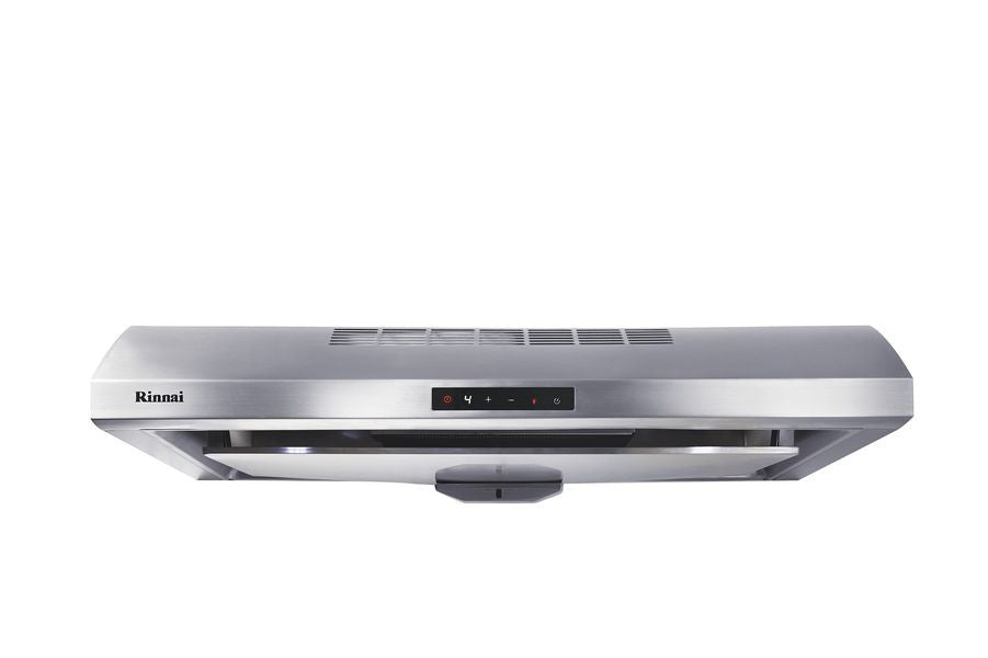 Rinnai RH-S259-SSR-T 90cm sensor touch slimline cooker hood, 898 mm wide