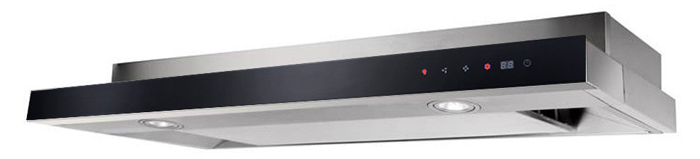 Rinnai RH-S309-GBR-T 90cm touch control slimline cooker hood, 900 mm wide