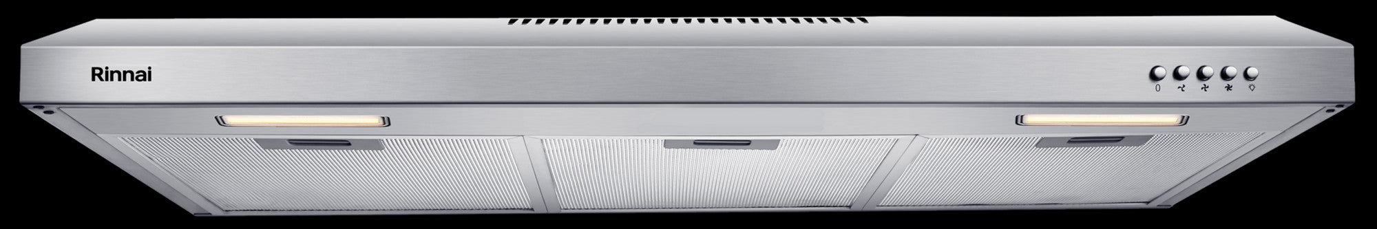 Rinnai RH-S95A-SSVR 90cm slimline cooker hood, stainless steel, 896 mm wide