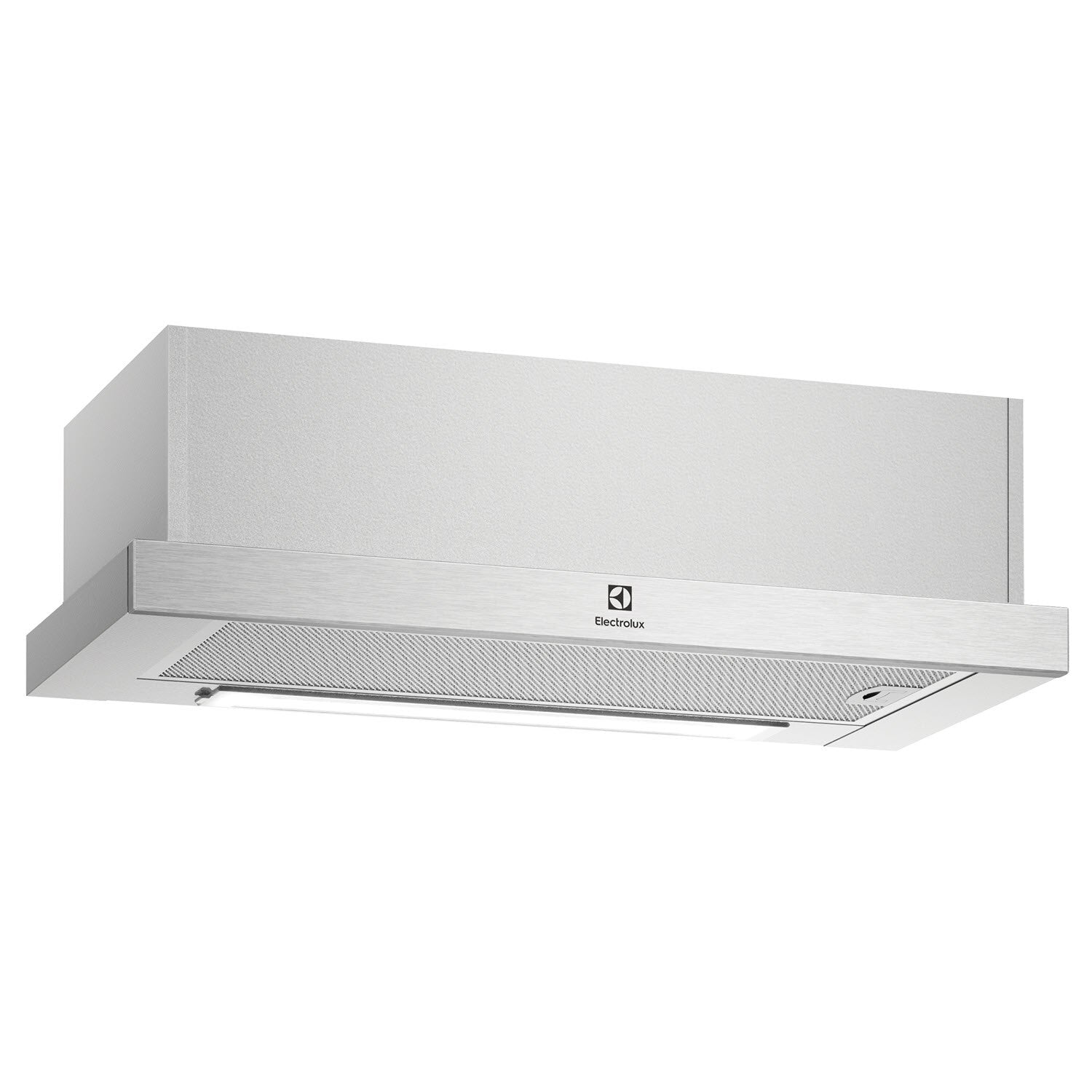 ECP6541X 60cm pull-out extractor hood, angled view with slide-out closed