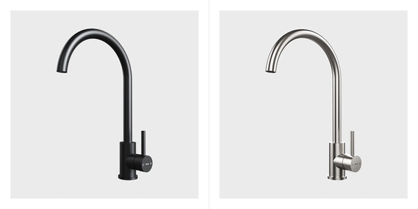 UNI 9310 — Single lever kitchen ECO tap with high spout